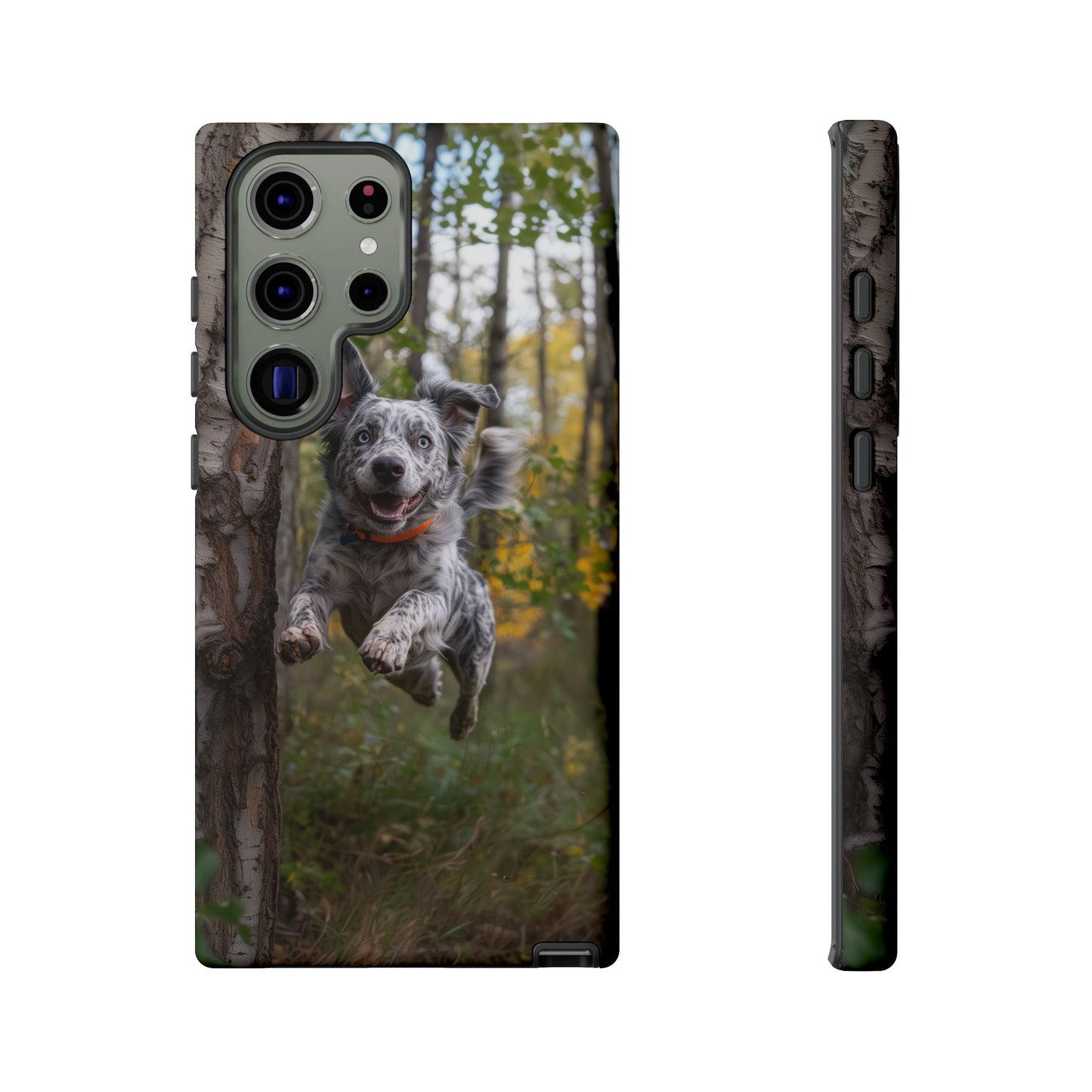 Happy Forest Dog iPhone Case – Nature-Inspired Protective Cover