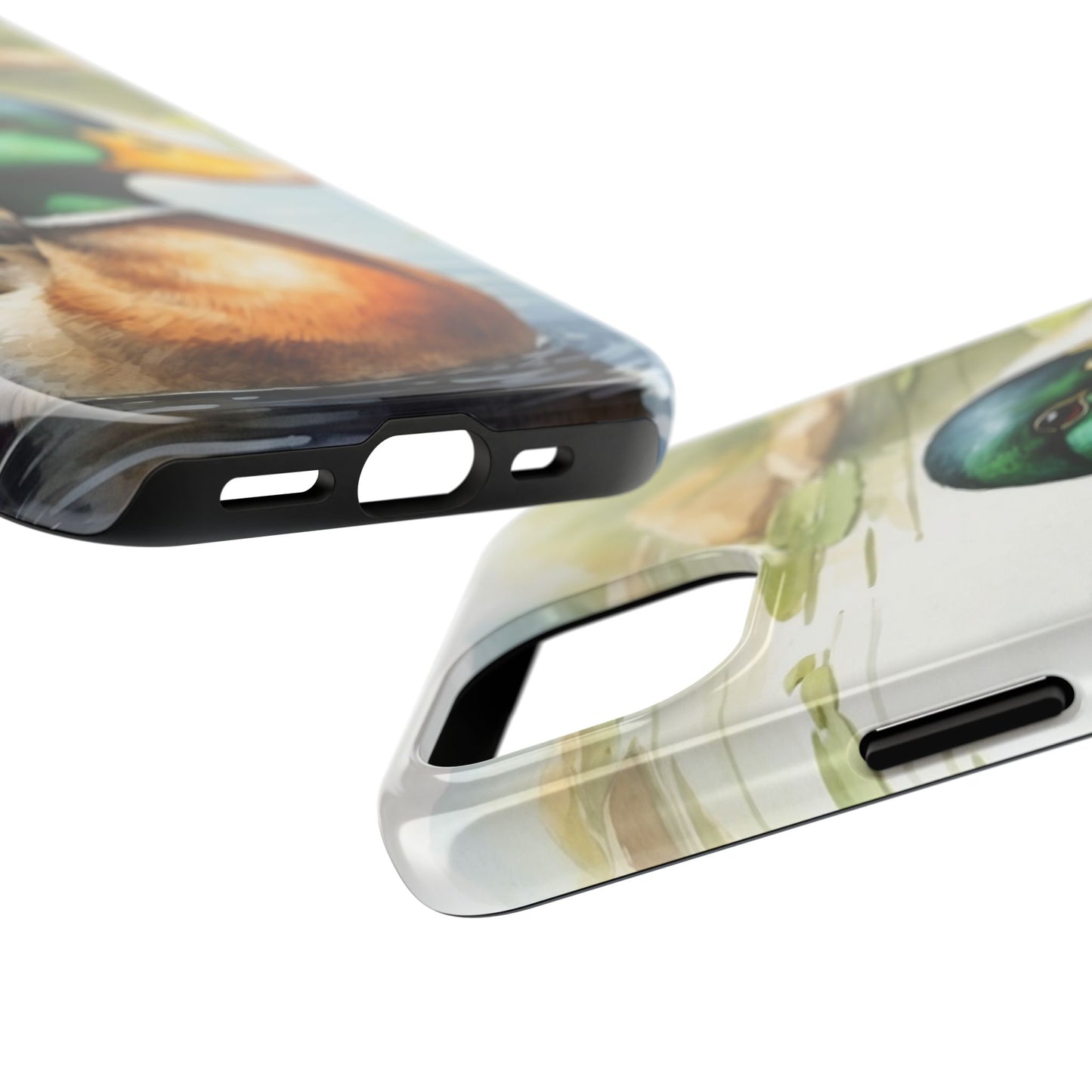 Serene Duck Reflection - iPhone Case