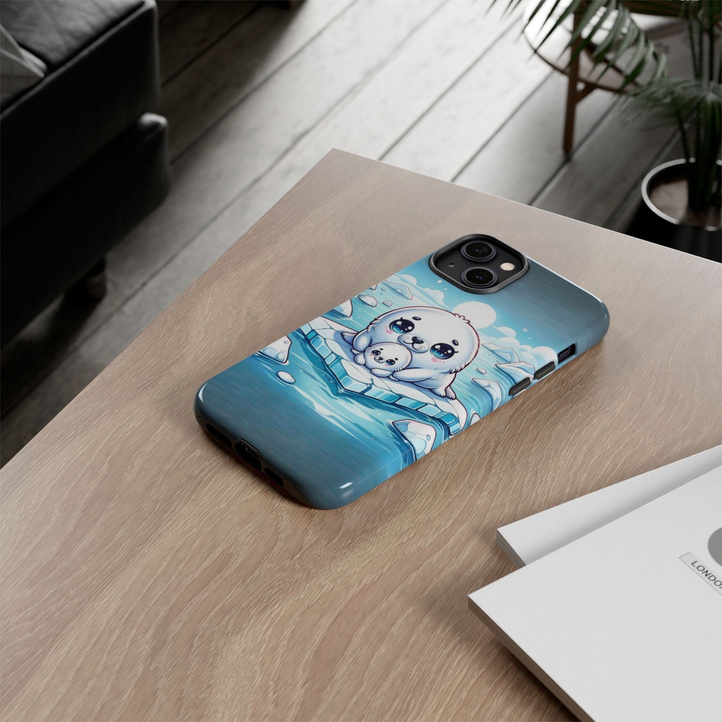 Arctic Embrace Seal iPhone Case