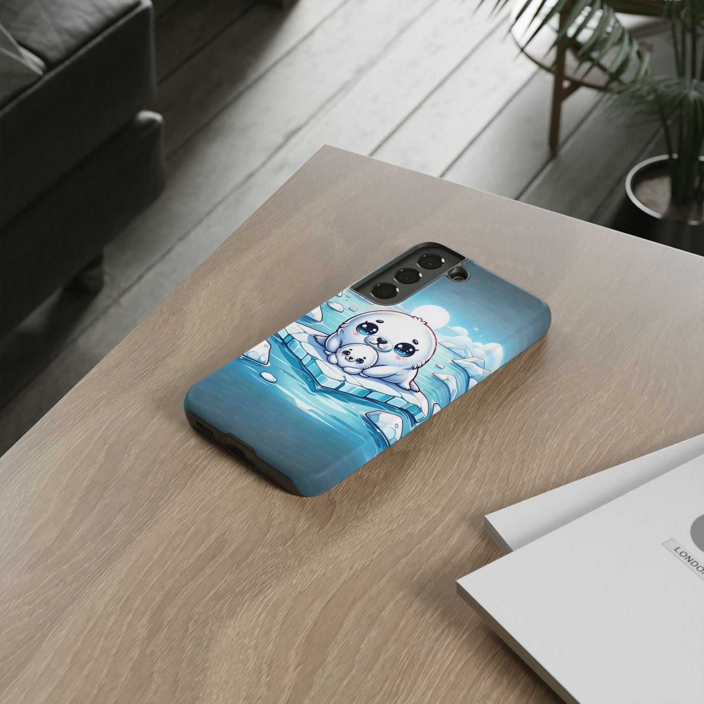 Arctic Embrace Seal iPhone Case