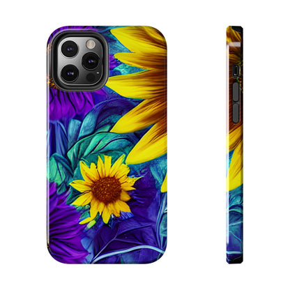 Purple & Gold Sunflower Dream - iPhone Series Case