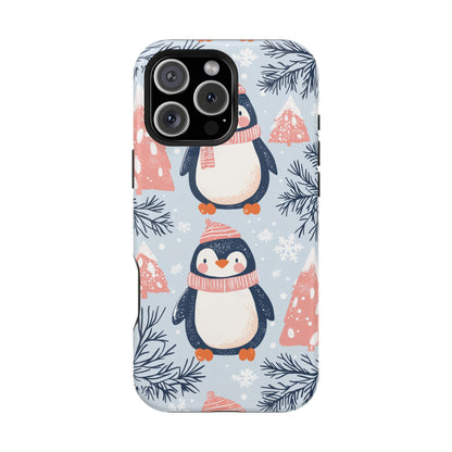 Penguin in Winter Wonderland MagSafe iPhone Case