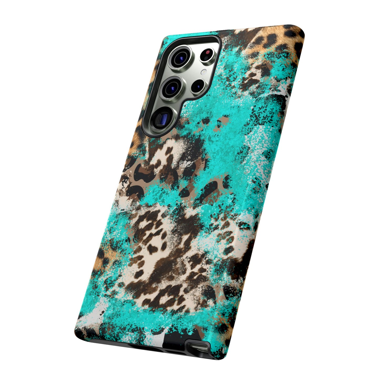 Aqua Splash Leopard - Samsung Galaxy Series Case