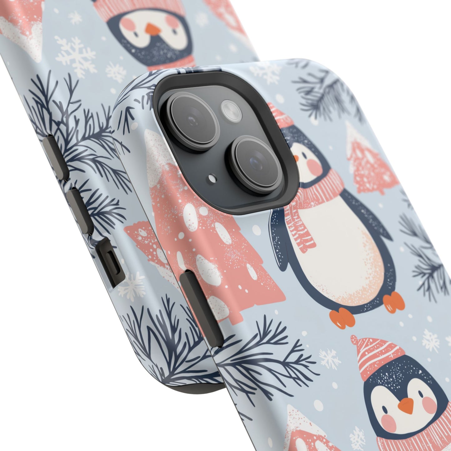 Penguin in Winter Wonderland MagSafe iPhone Case