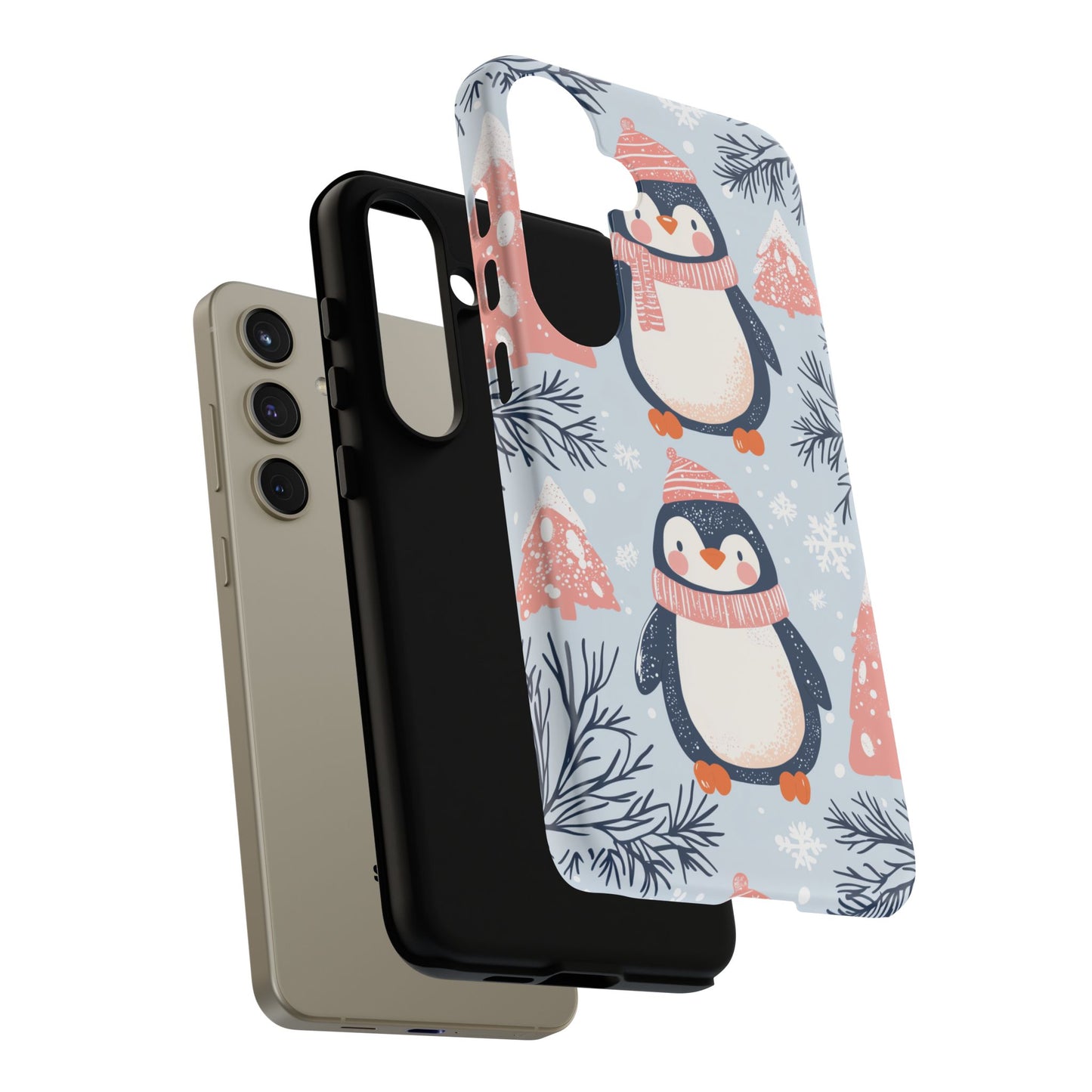 Penguin in Winter Wonderland Samsung Galaxy Case