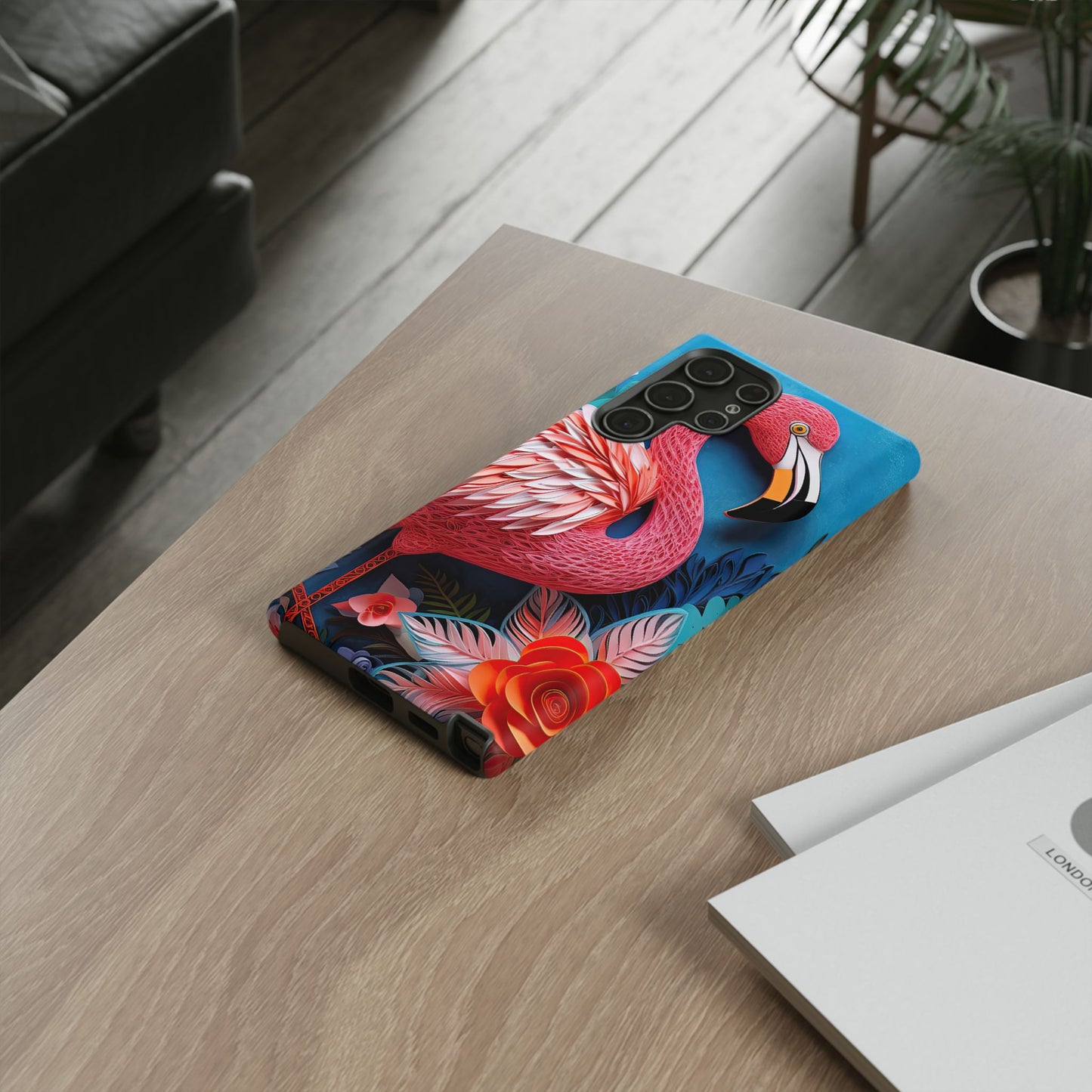 Flamingo Dreams – Bold Tropical Samsung Case