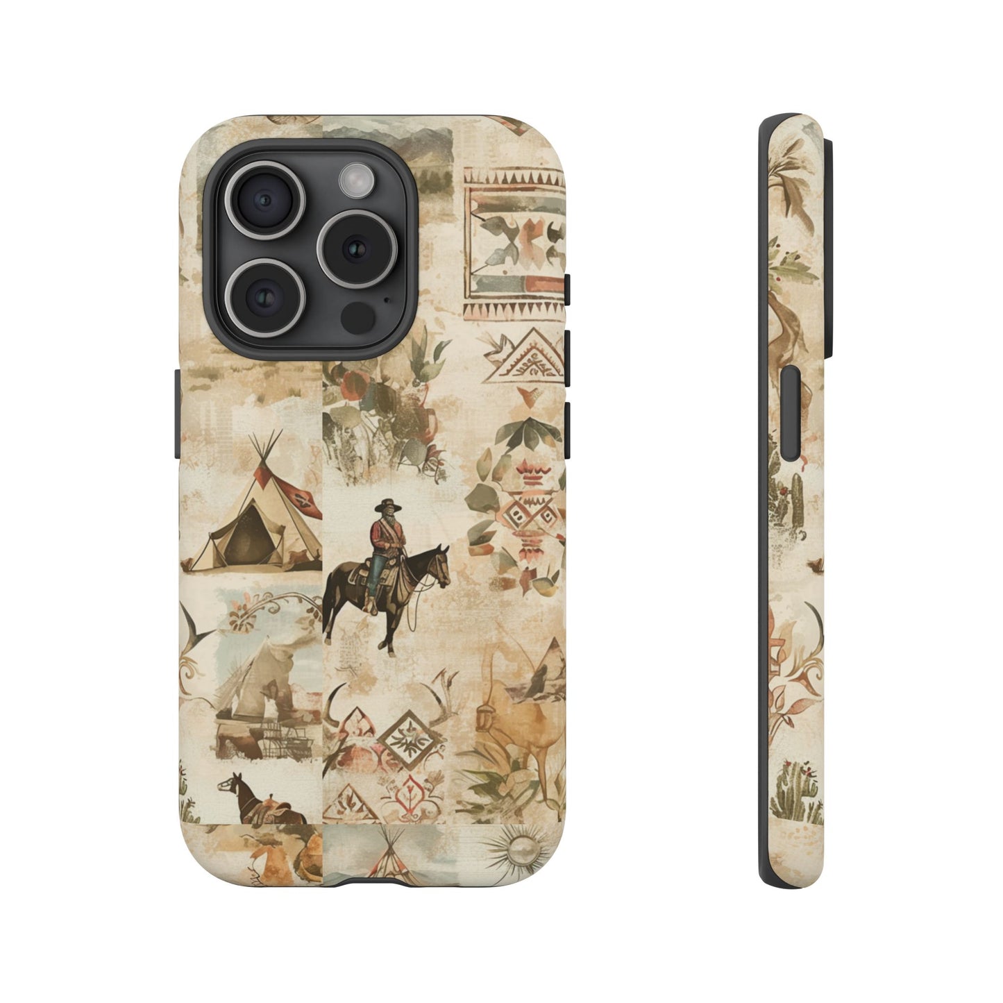 Western Collage Case | Vintage Country Aesthetic