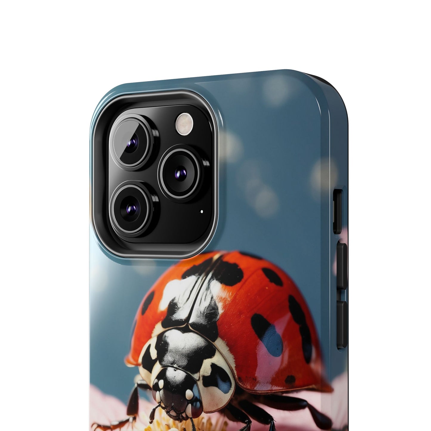 iPhone Case: Floral Ladybug Delight