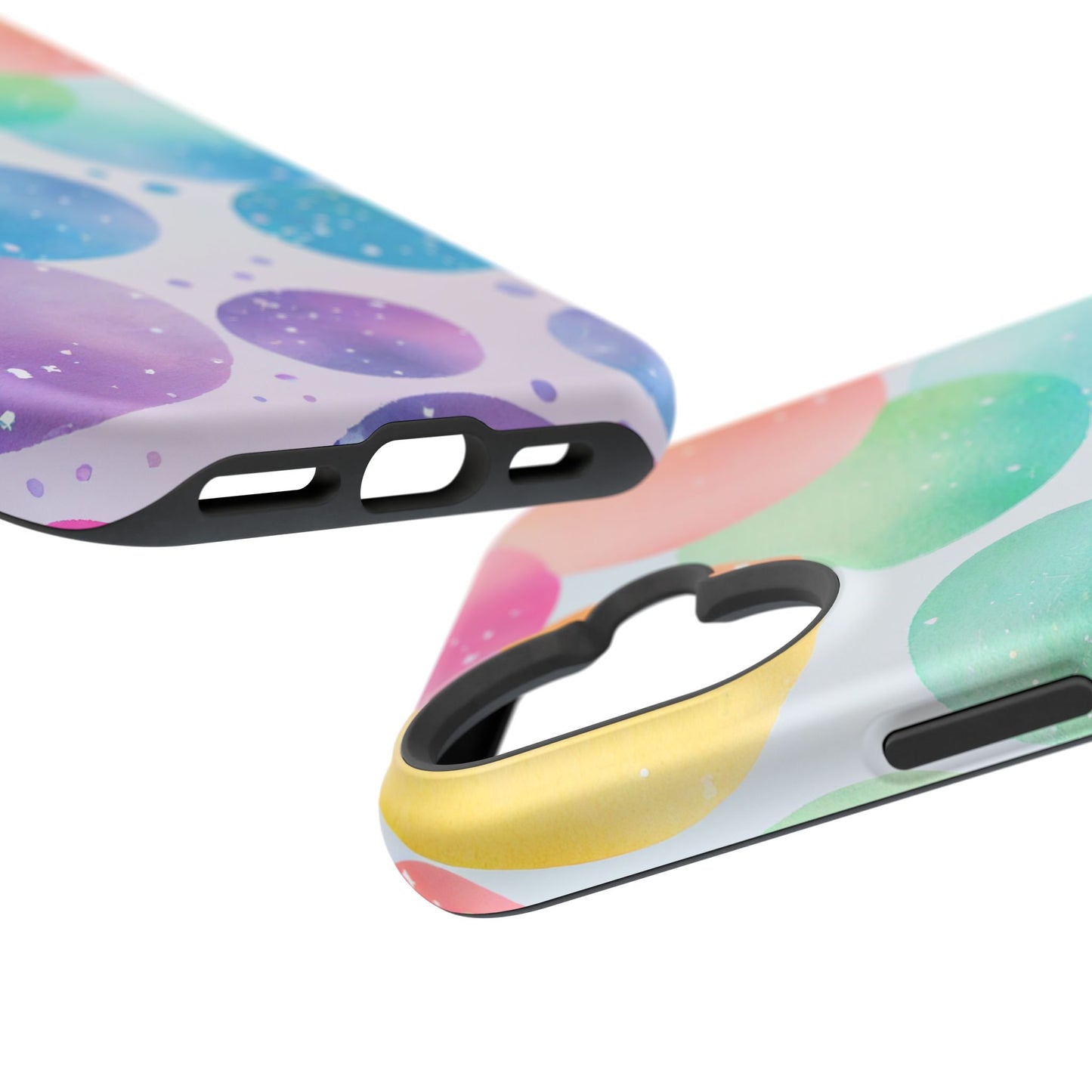 Pastel Galaxy Bubbles  MagSafe iPhone Case – Slim Design, Glossy Finish