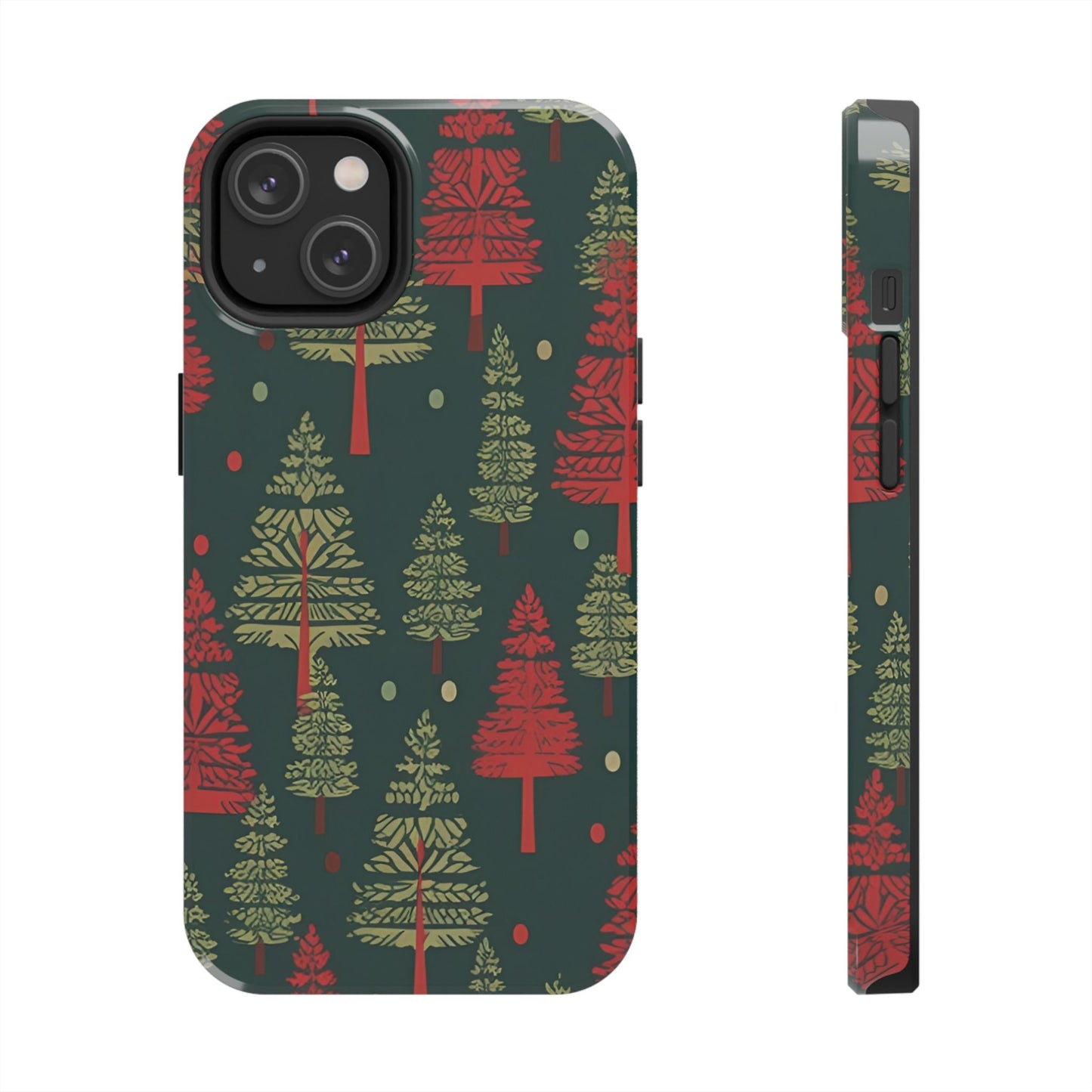 Retro Christmas Trees Pattern - iPhone Series Case