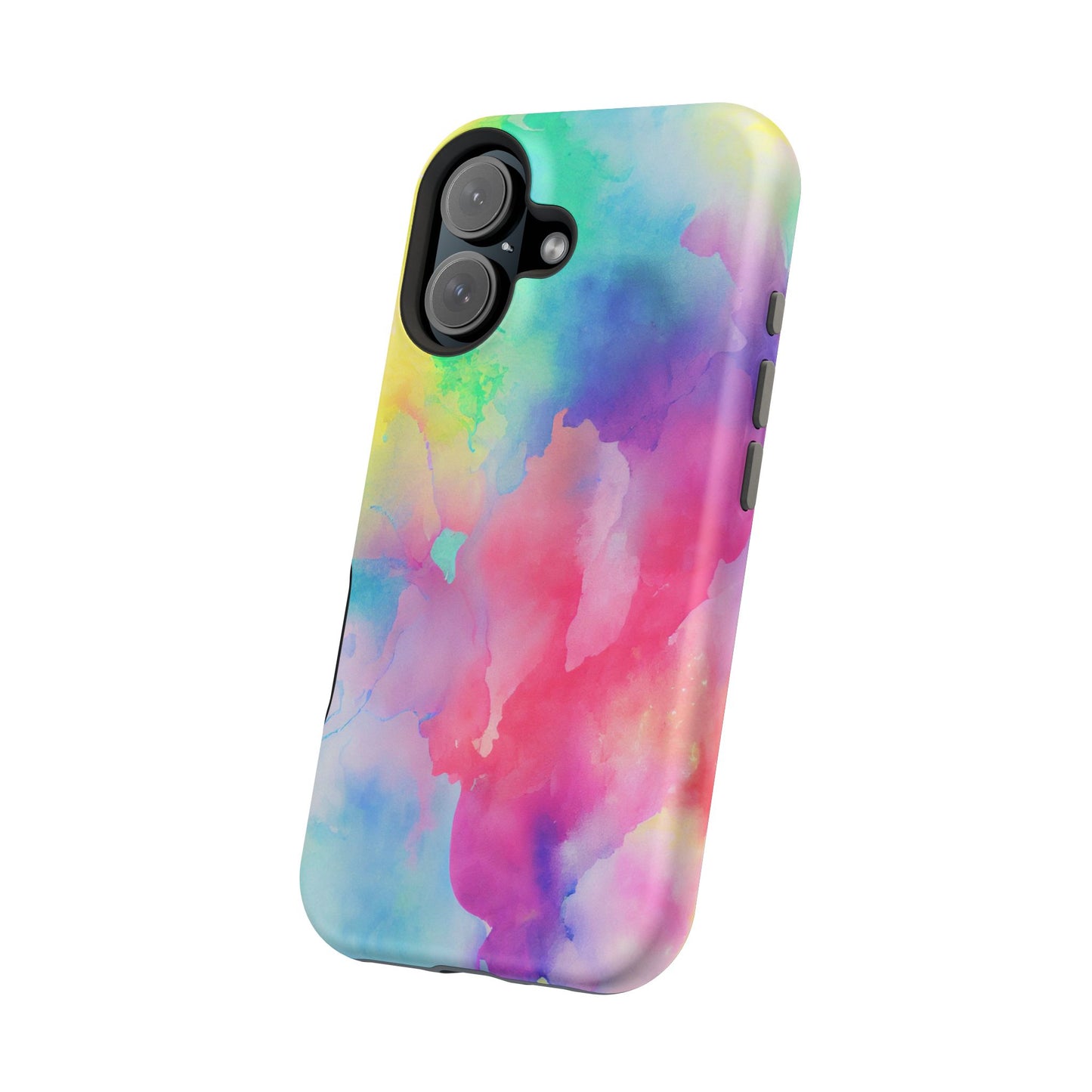 Pastel Watercolor Dream MagSafe iPhone Case – Slim Profile, Glossy Finish