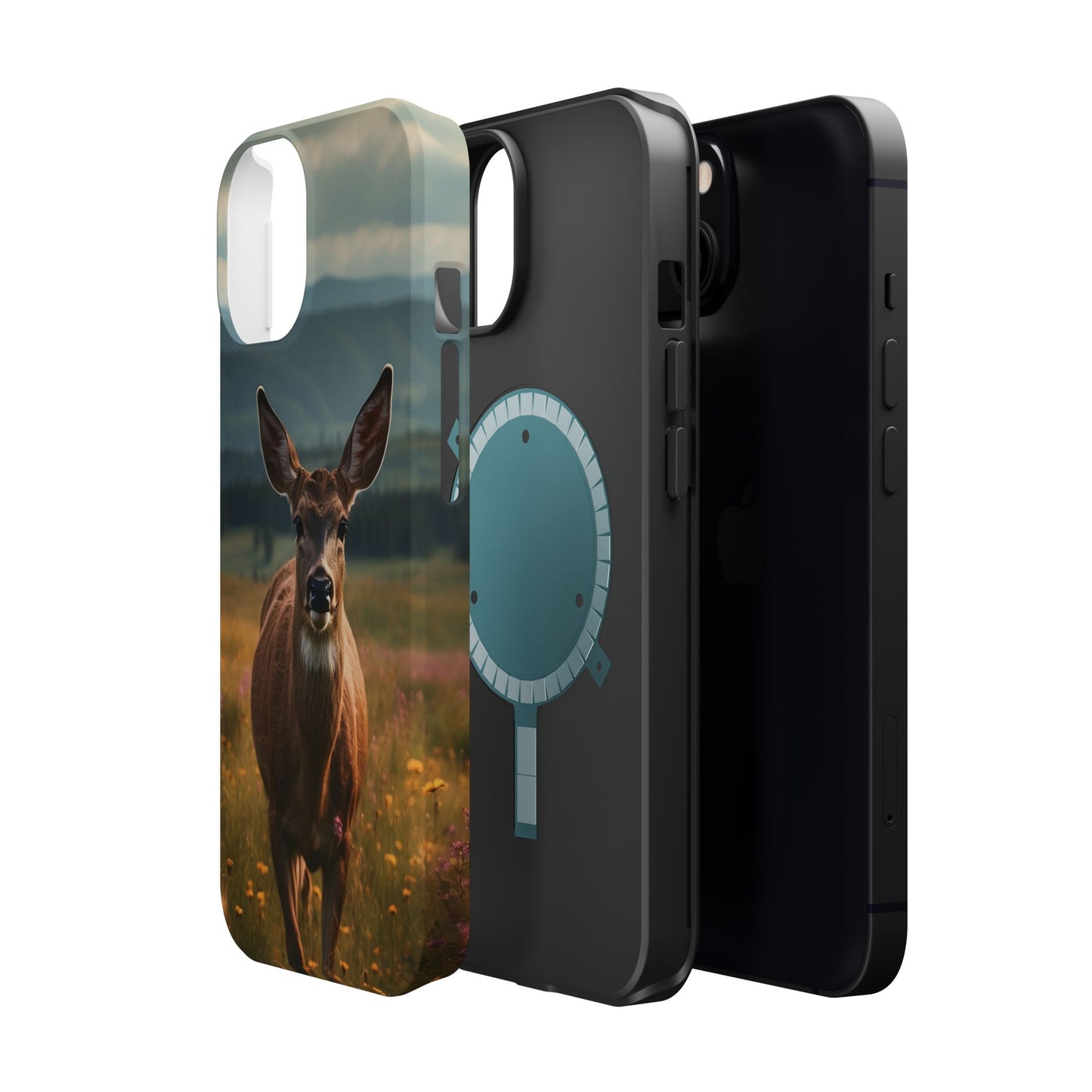 Rustic Meadow Deer – MagSafe iPhone Case