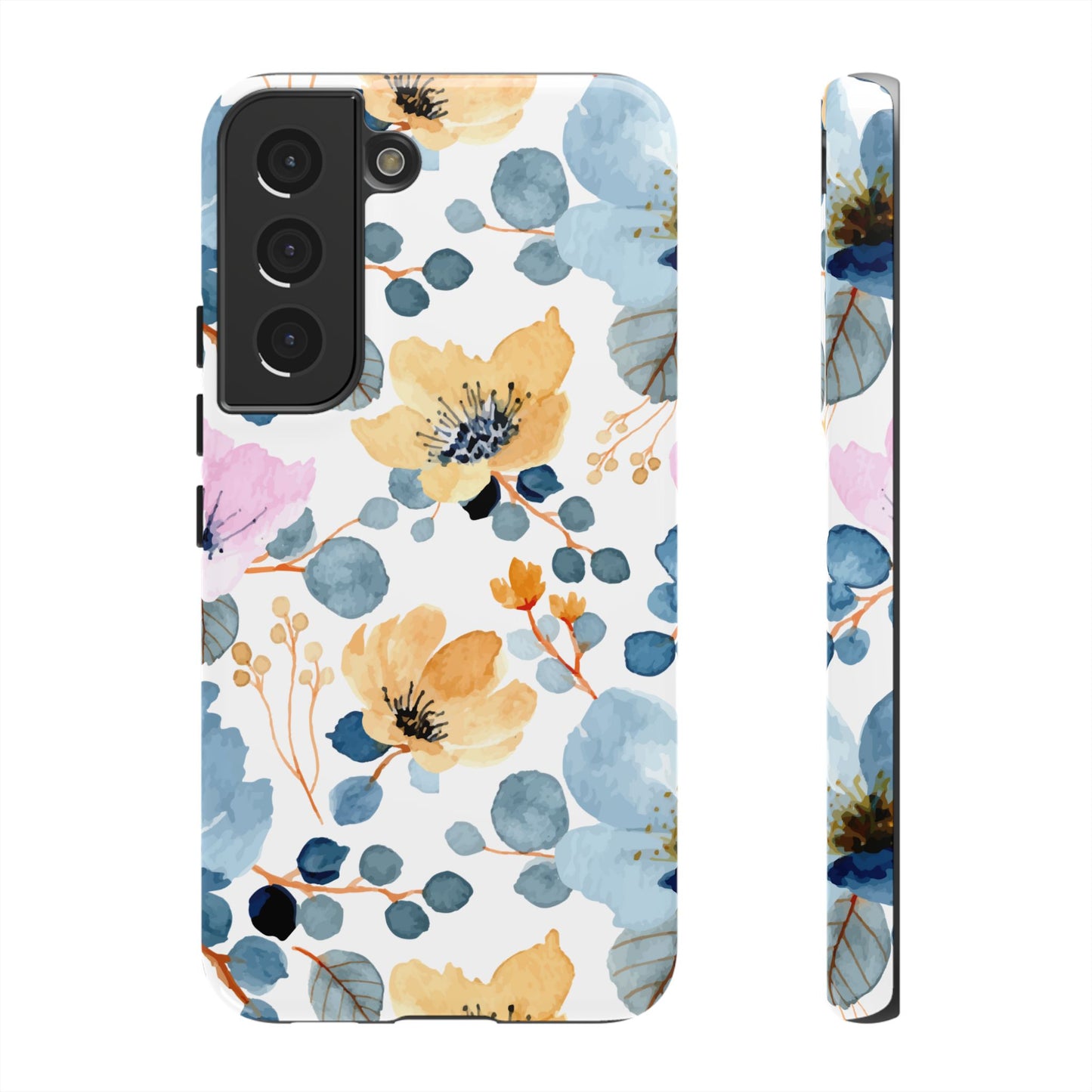 Spring Radiance – Samsung Galaxy Case with Bold Watercolor Florals