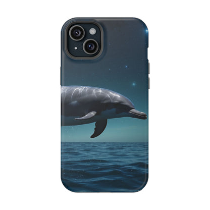 Midnight Ocean Dolphin - MagSafe-Compatible Case