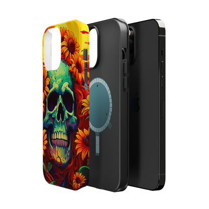 Sun Kissed Skull MagSafe iPhone Case