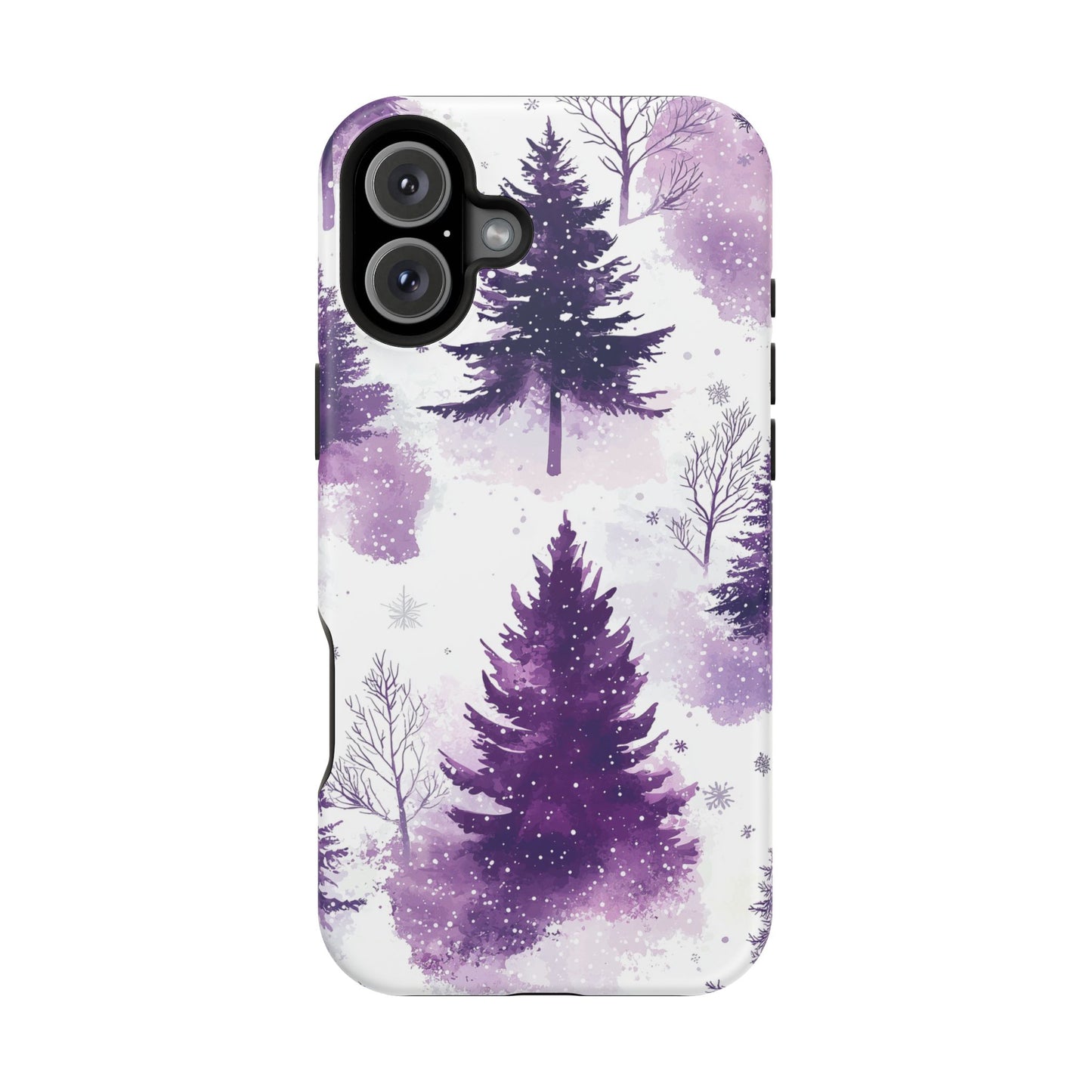 Purple Snowy Forest - MagSafe iPhone Series Case