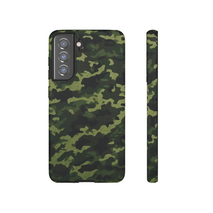 Dark Green Camouflage – Samsung Galaxy Case, Durable and Stylish