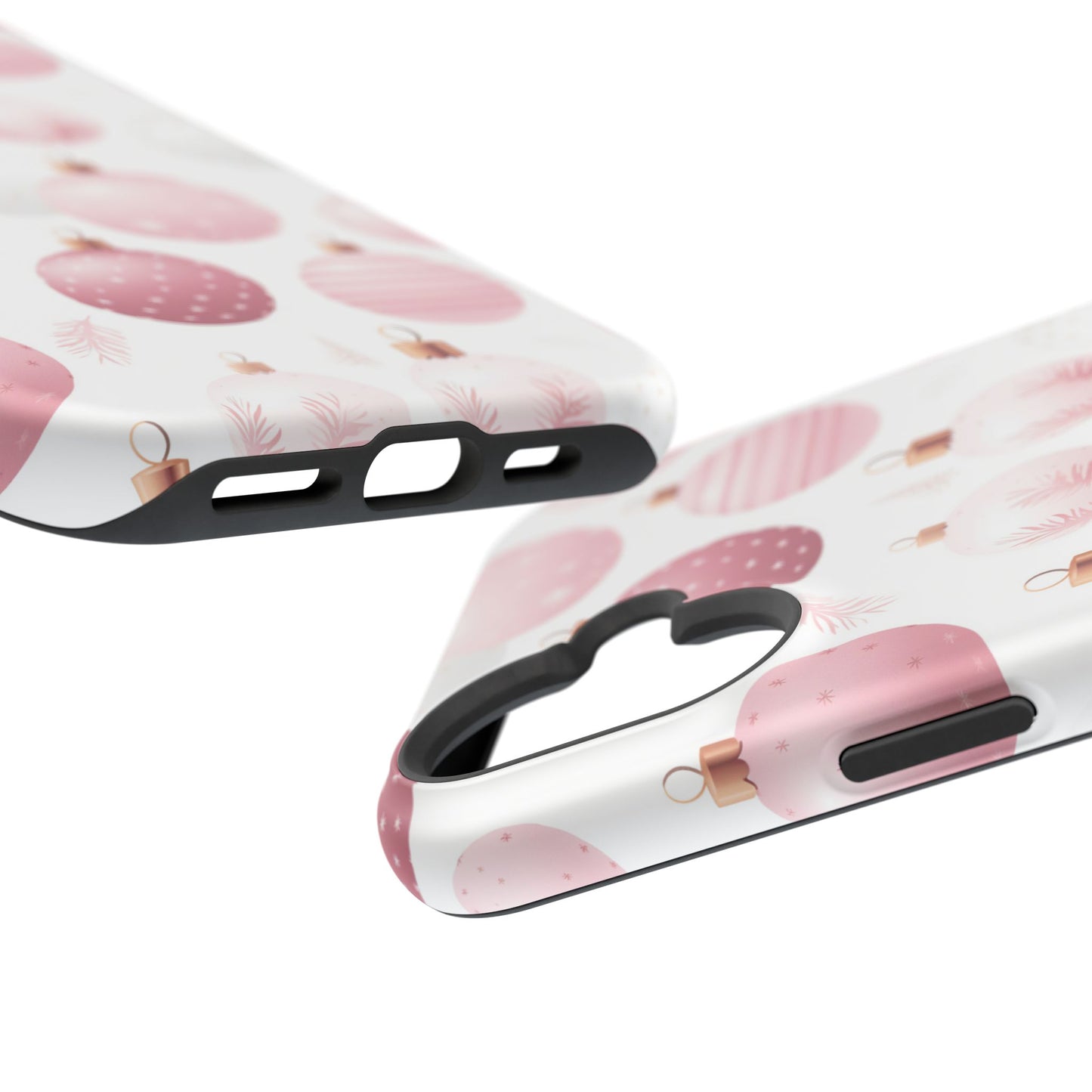 MagSafe iPhone Case: Merry in Pink – Christmas Balls