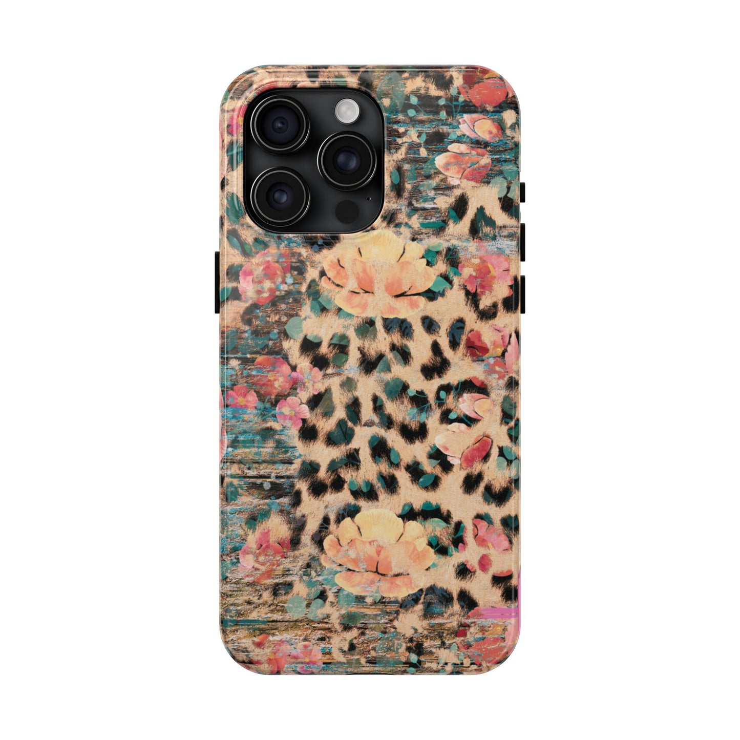 Rustic Floral Leopard - iPhone Series Case