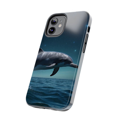 Midnight Ocean Dolphin - iPhone Case