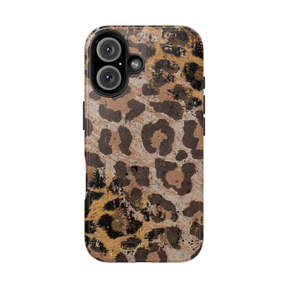 Vintage Distressed Leopard Print - iPhone Series Case