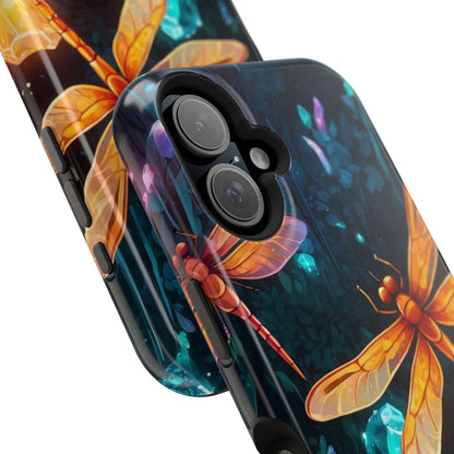 Mystical Dragonflies & Crystals – MagSafe iPhone Series Case