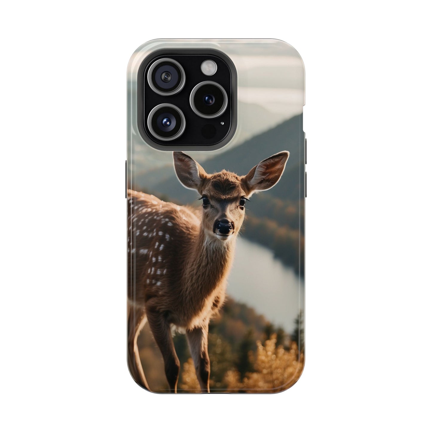 Whimsical Fawn in a Sunlit Forest MagSafe iPhone Case