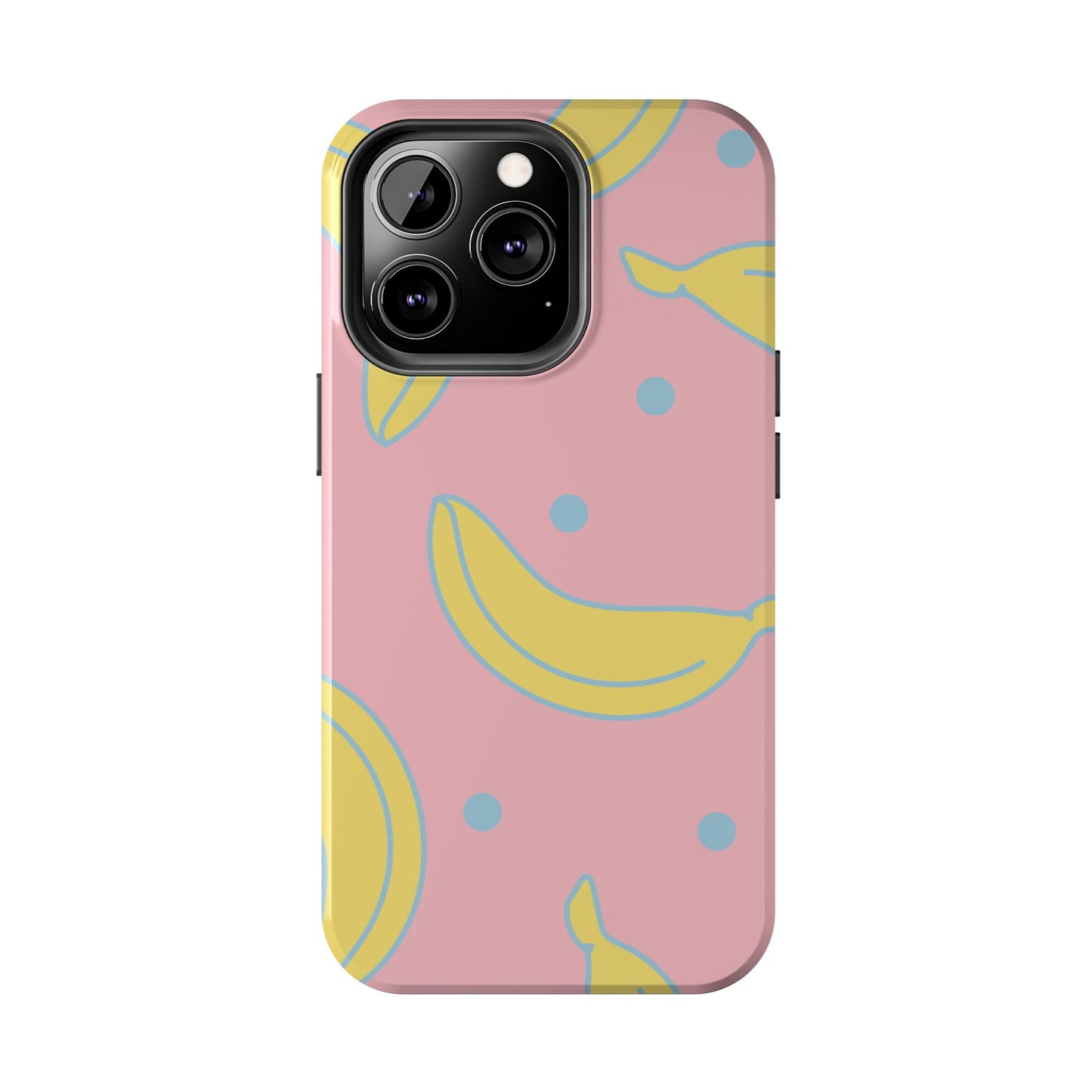 Pink Banana Pop iPhone Case – Cute Pastel Design with Fun Retro Vibe