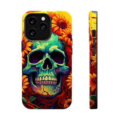 Sun Kissed Skull MagSafe iPhone Case