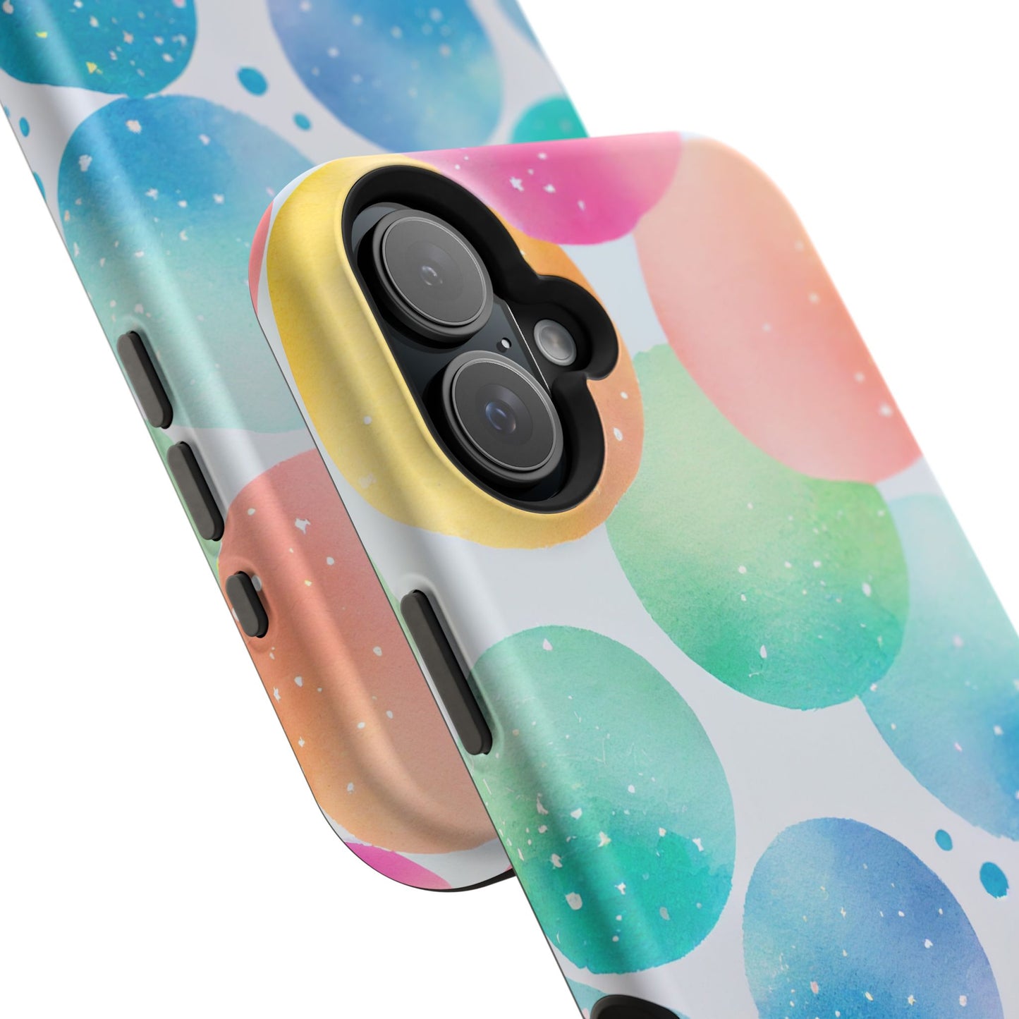 Pastel Galaxy Bubbles  MagSafe iPhone Case – Slim Design, Glossy Finish