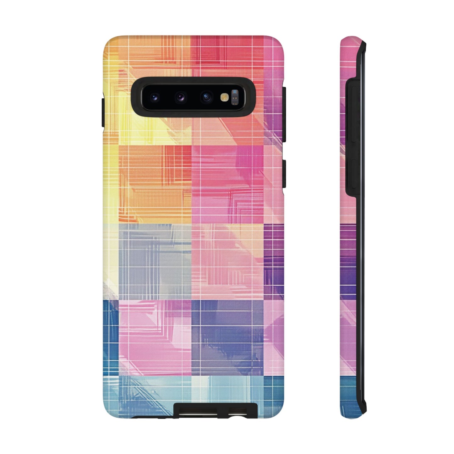 Pastel Panache Watercolor Plaid Case