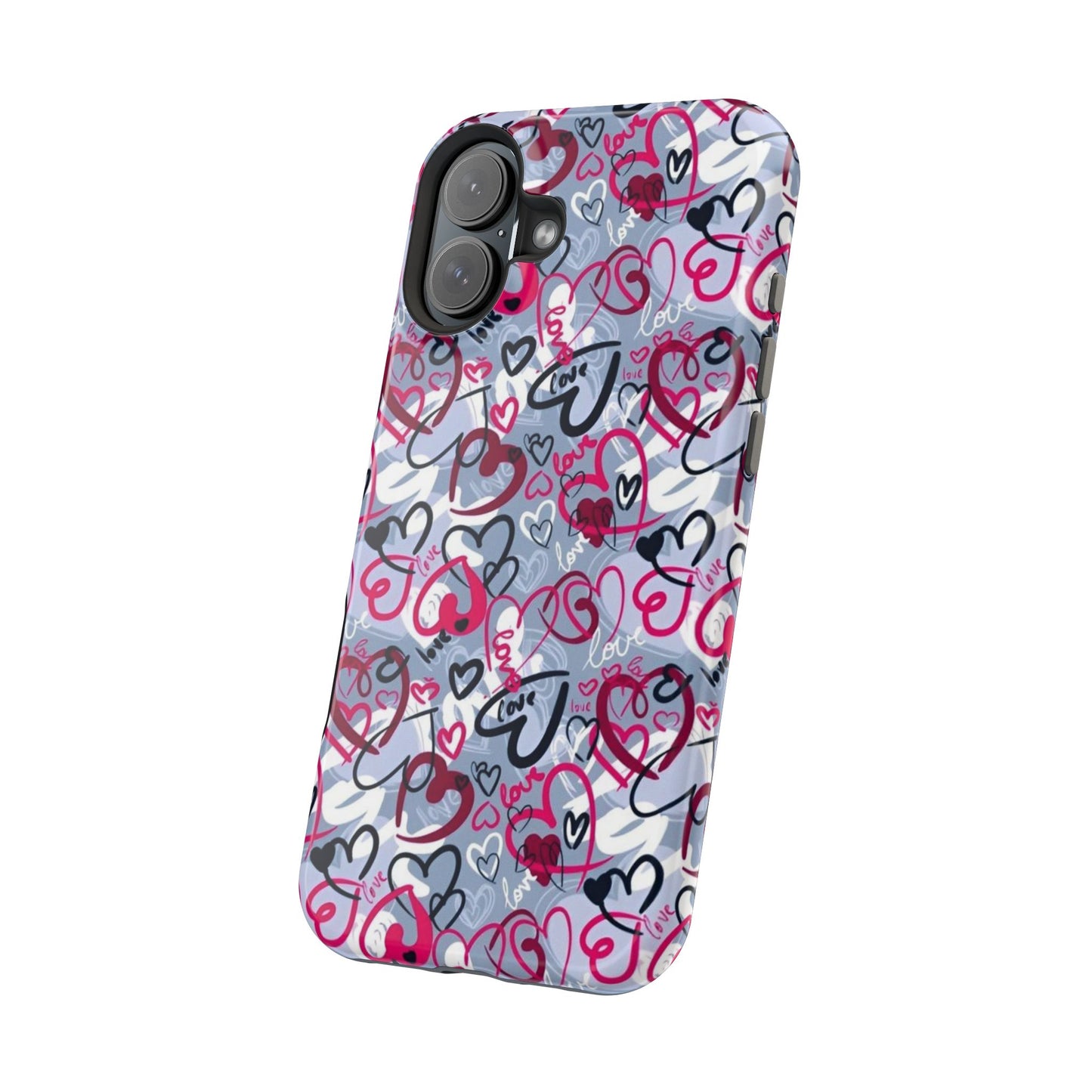 Graffiti Love Hearts MagSafe Case