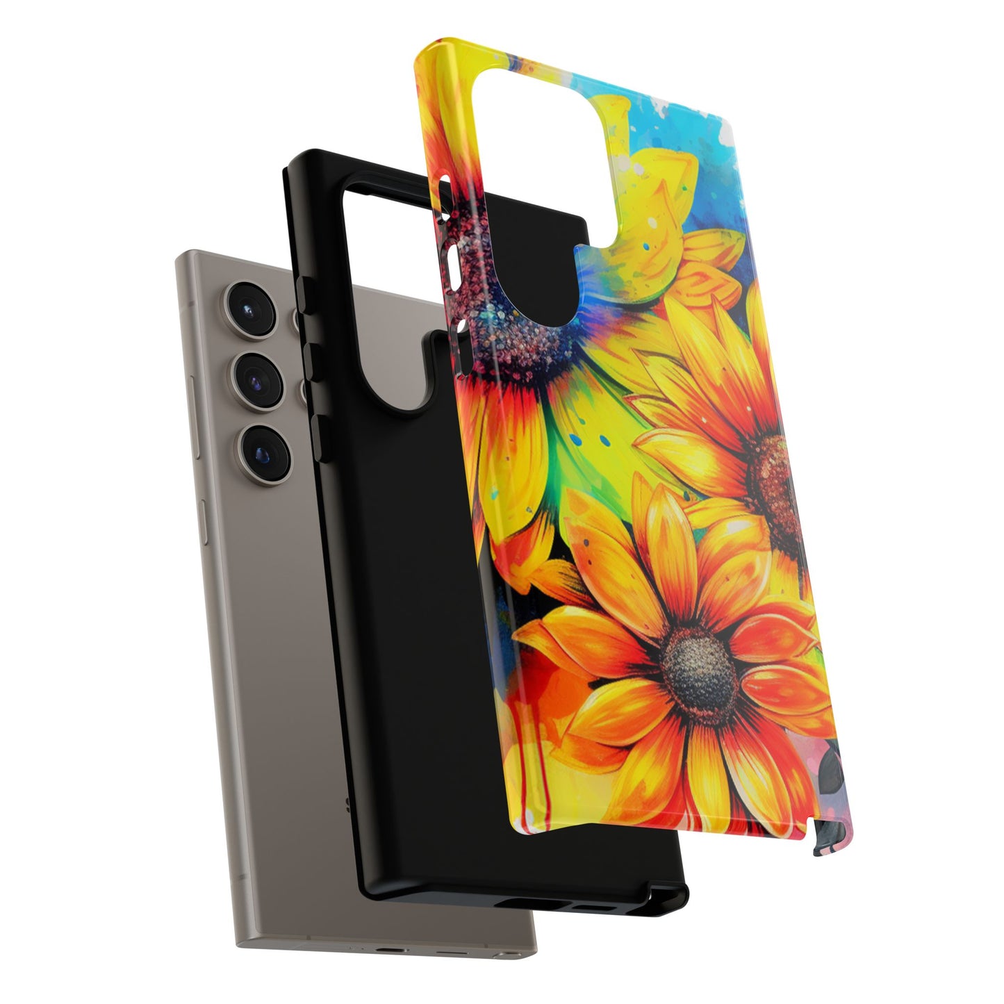 Vibrant Sunflower Splash - Samsung Galaxy Series Case