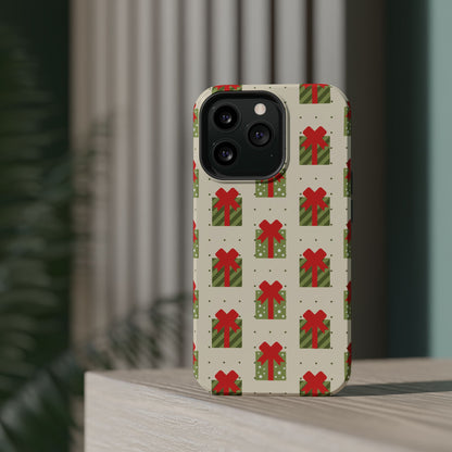 Festive Holiday Gift Pattern - MagSafe iPhone Series Case