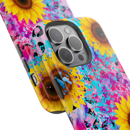 Bright Sunflower Pop Art - MagSafe iPhone Series Case