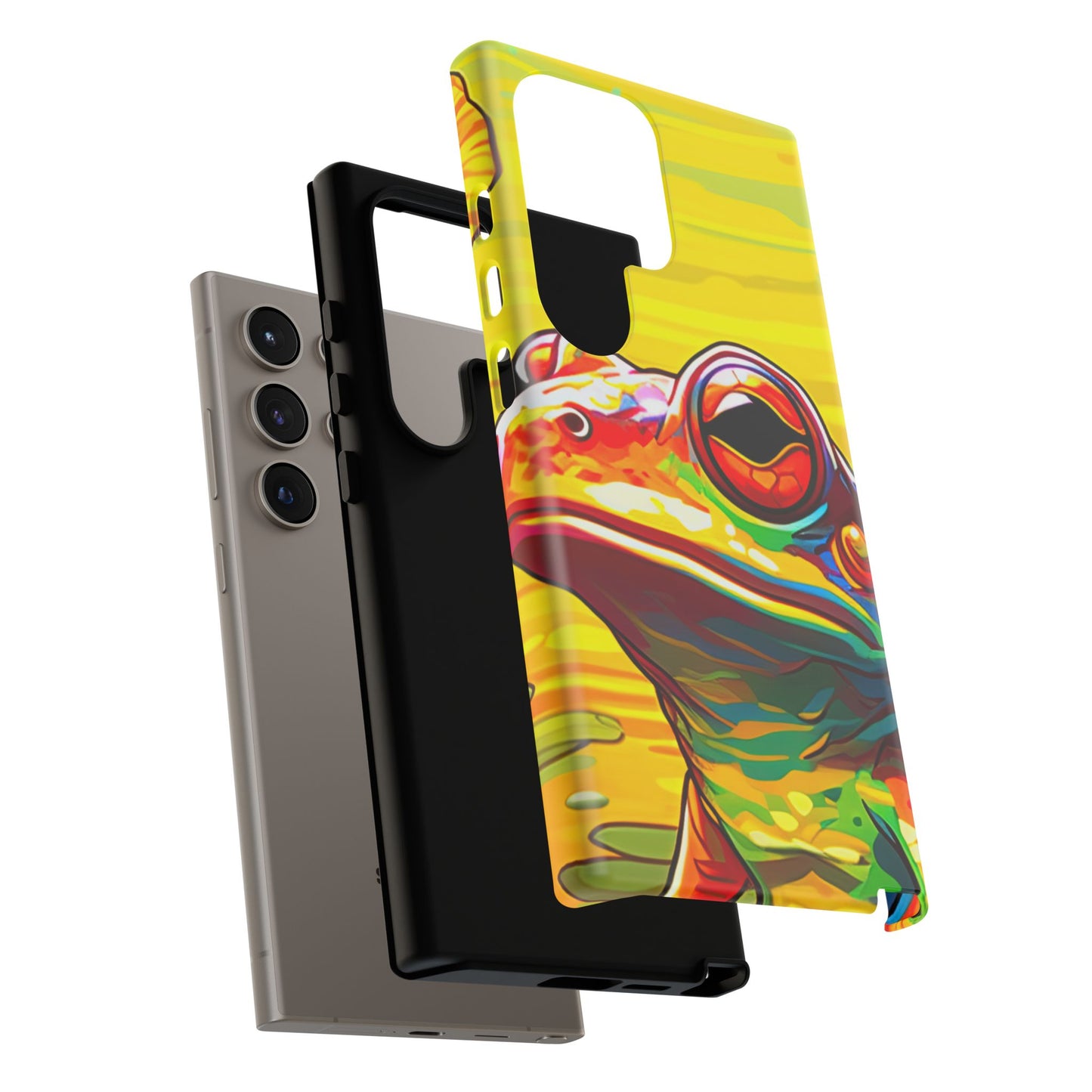 Vibrant Rainbow Frog Design – Samsung Galaxy Case