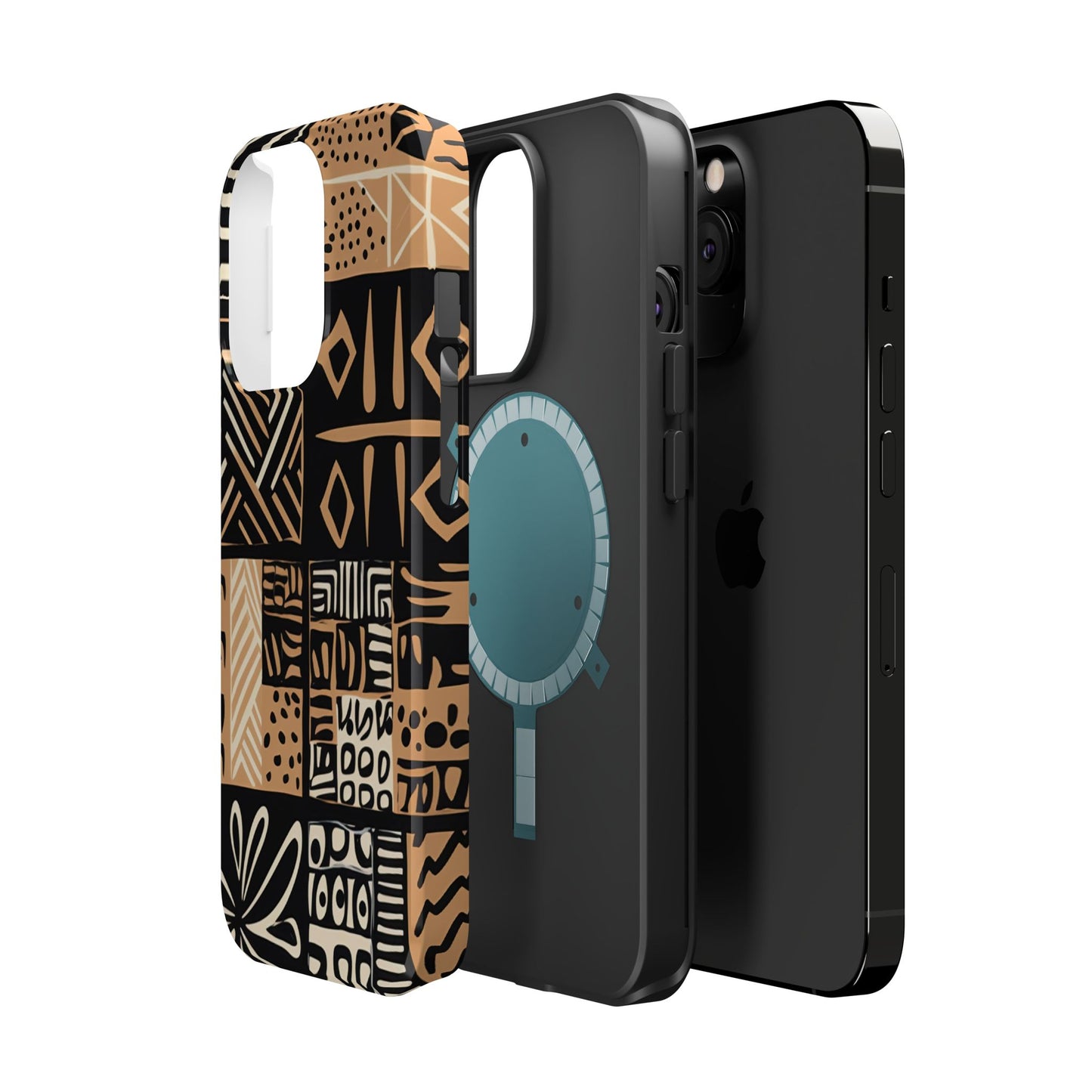 Tribal Geo-Pattern MagSafe Case – Bold Ethnic Design