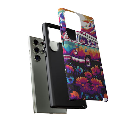 Groovy Floral Sunset Van – Samsung Galaxy Series Case