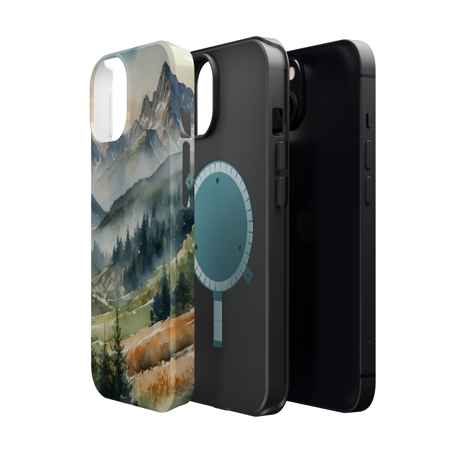 Serene Alpine Forest - MagSafe iPhone Case