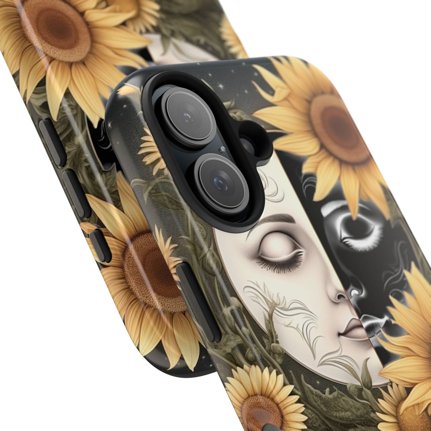 Sunflower Moon and Stars iPhone Case – Ethereal Art