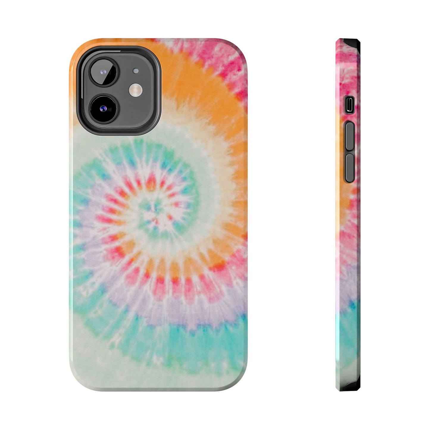 Pastel Swirl Tie-Dye iPhone Case – Soft & Minimalistic Style