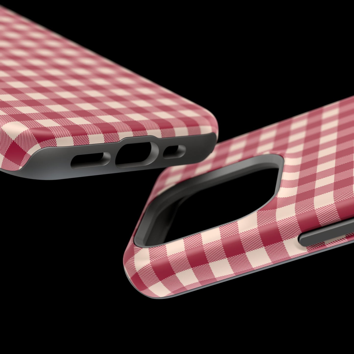 Vintage Red Gingham Check – MagSafe iPhone Case