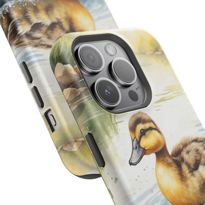 Graceful Duck Reflection – MagSafe iPhone Case