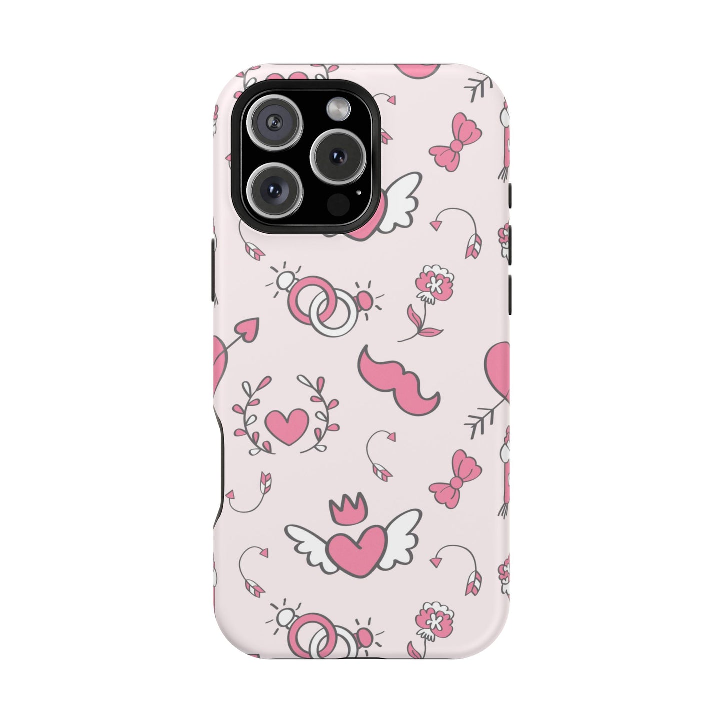 Pink Love Icons MagSafe Case