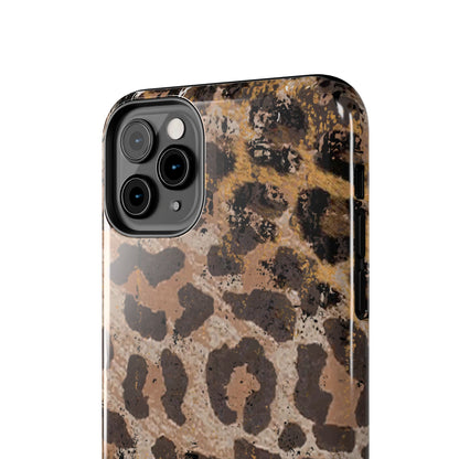 Vintage Distressed Leopard Print - iPhone Series Case