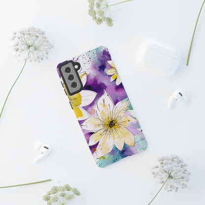 Abstract Floral Watercolor Splash - Samsung Galaxy Series Case