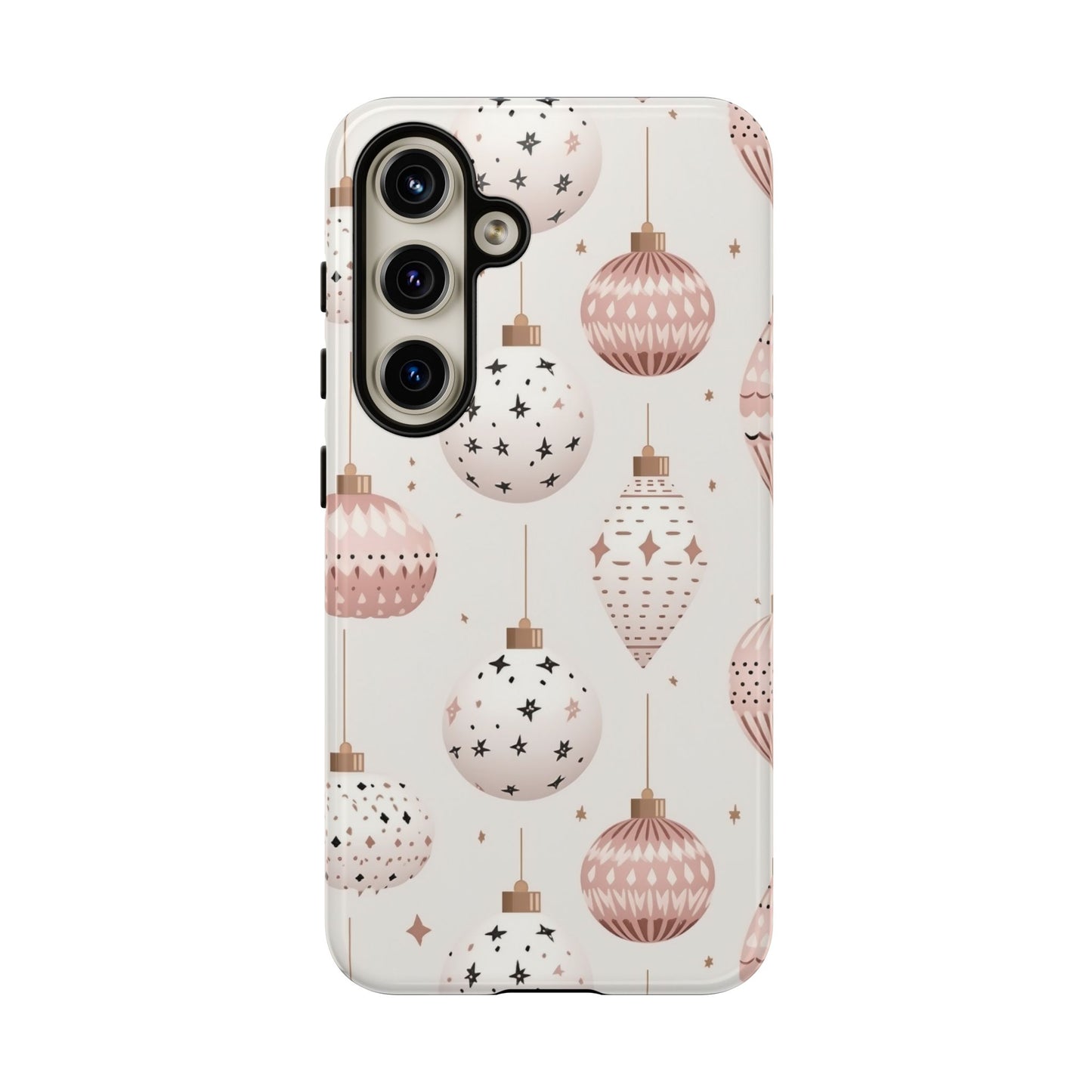 Blush Pink Holiday Ornaments - Samsung Galaxy Series Case