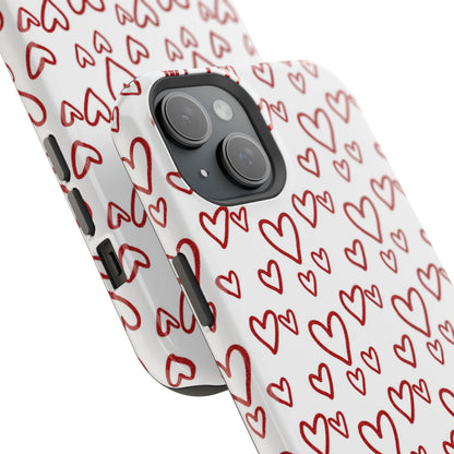 Classic Hearts MagSafe iPhone Case