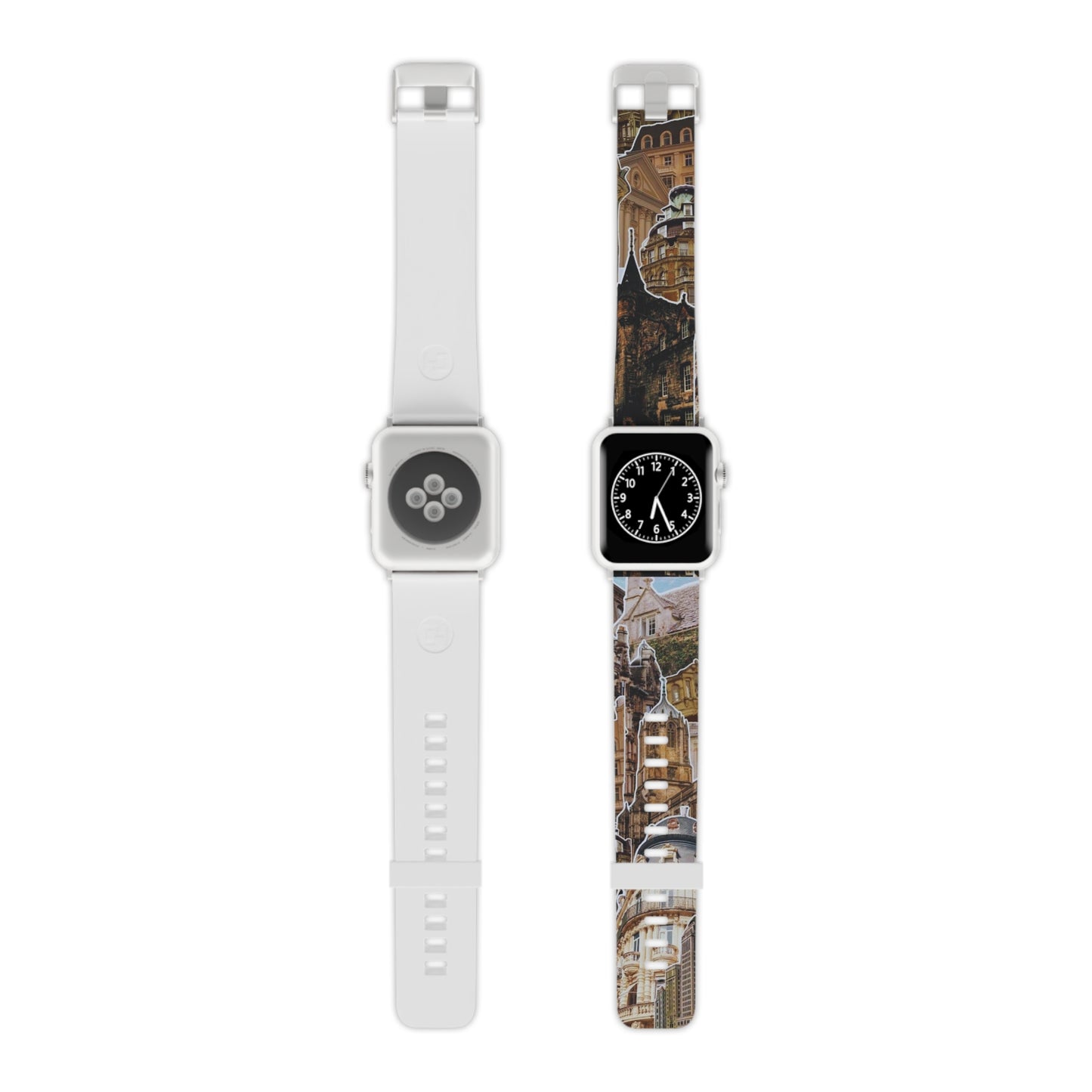 Vintage Architectural Collage Apple Watch Band