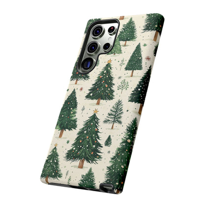 Festive Christmas Tree Forest Pattern – Samsung Galaxy Series Case